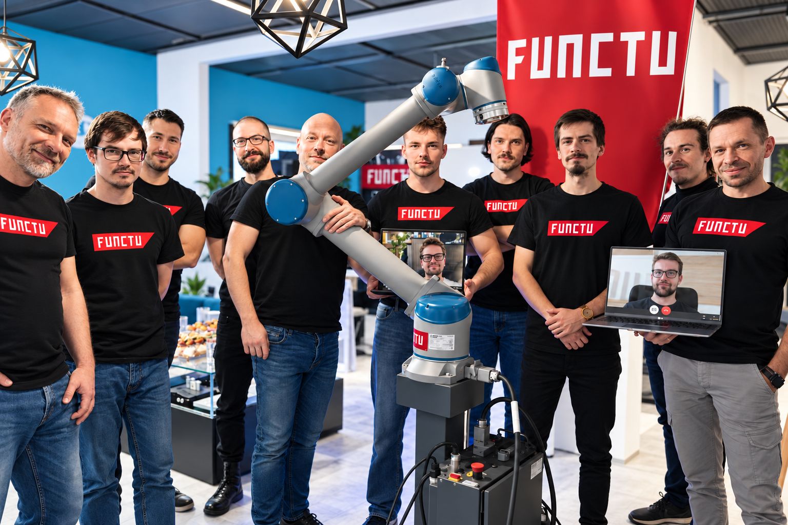 The Functu team in a group photo